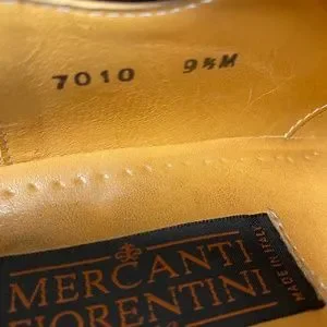 Mercanti Fiorentini oxford  7010 ShoesBlack  Leather Men Sz  9.5 MADE IN ITALY s-l400.jpg main image 2